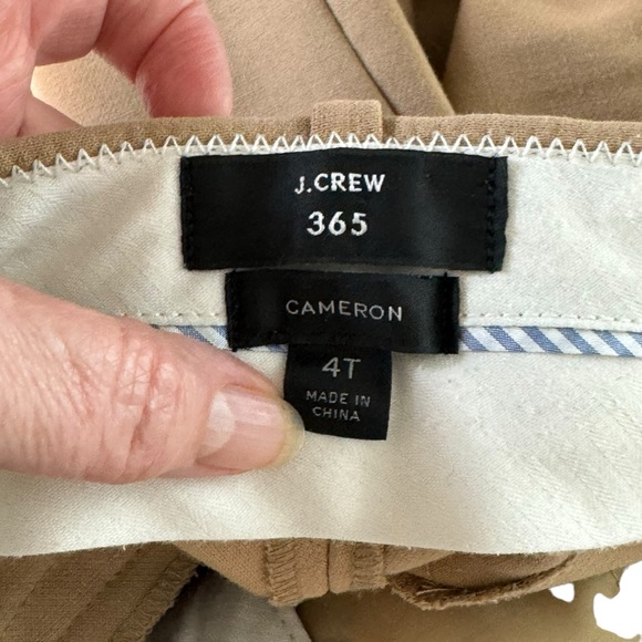 J Crew 365 Size 4 Tall Tan Polyester/Viscose/Elastane Cameron Pants - Picture 7 of 11